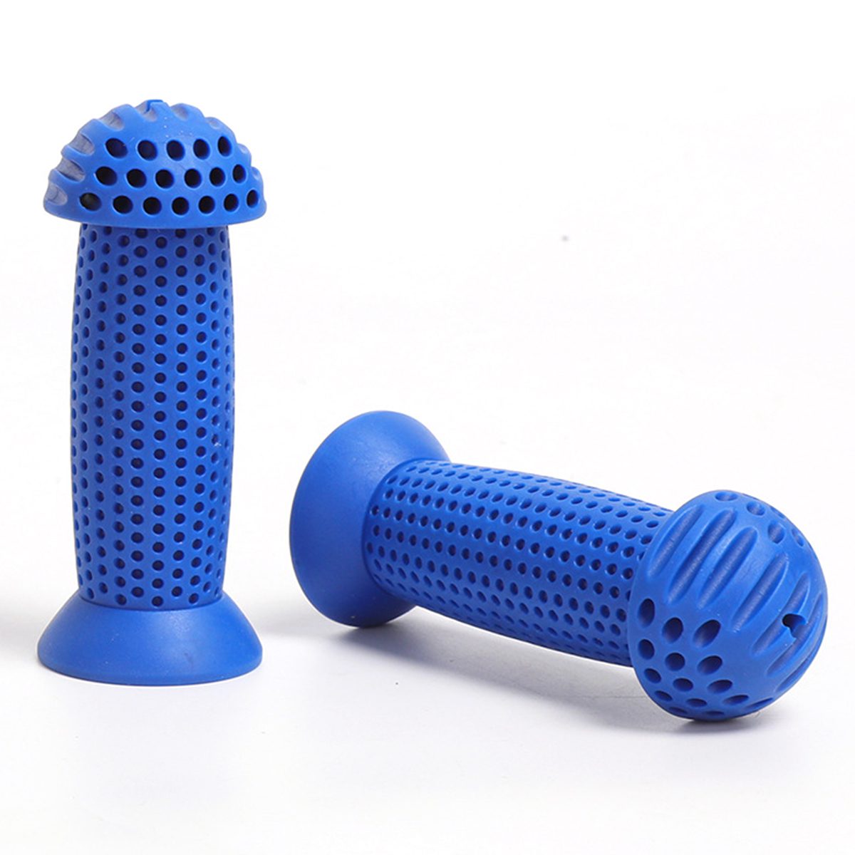 CATAZER kid handlebar grips TPE rubber non-slip soft blue