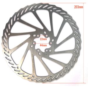 bicycle brake rotor size