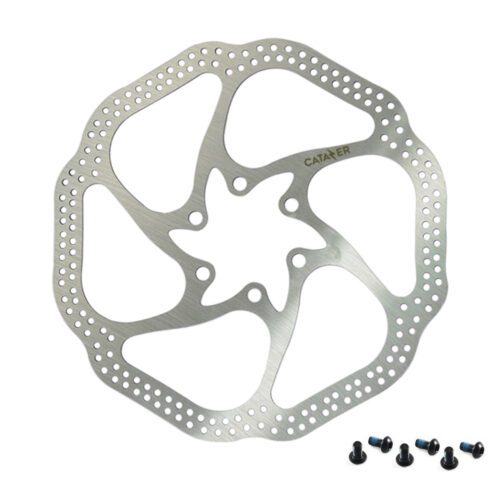 HS1 160mm bike disc brake rotor with six bolt holes