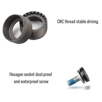 68mm BSA Bottom Bracket With Spindle Length Options From 103mm To 127.5mm