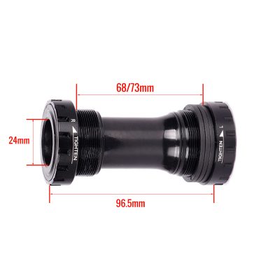 Aluminum Bike Bottom Bracket With Steel Bearings