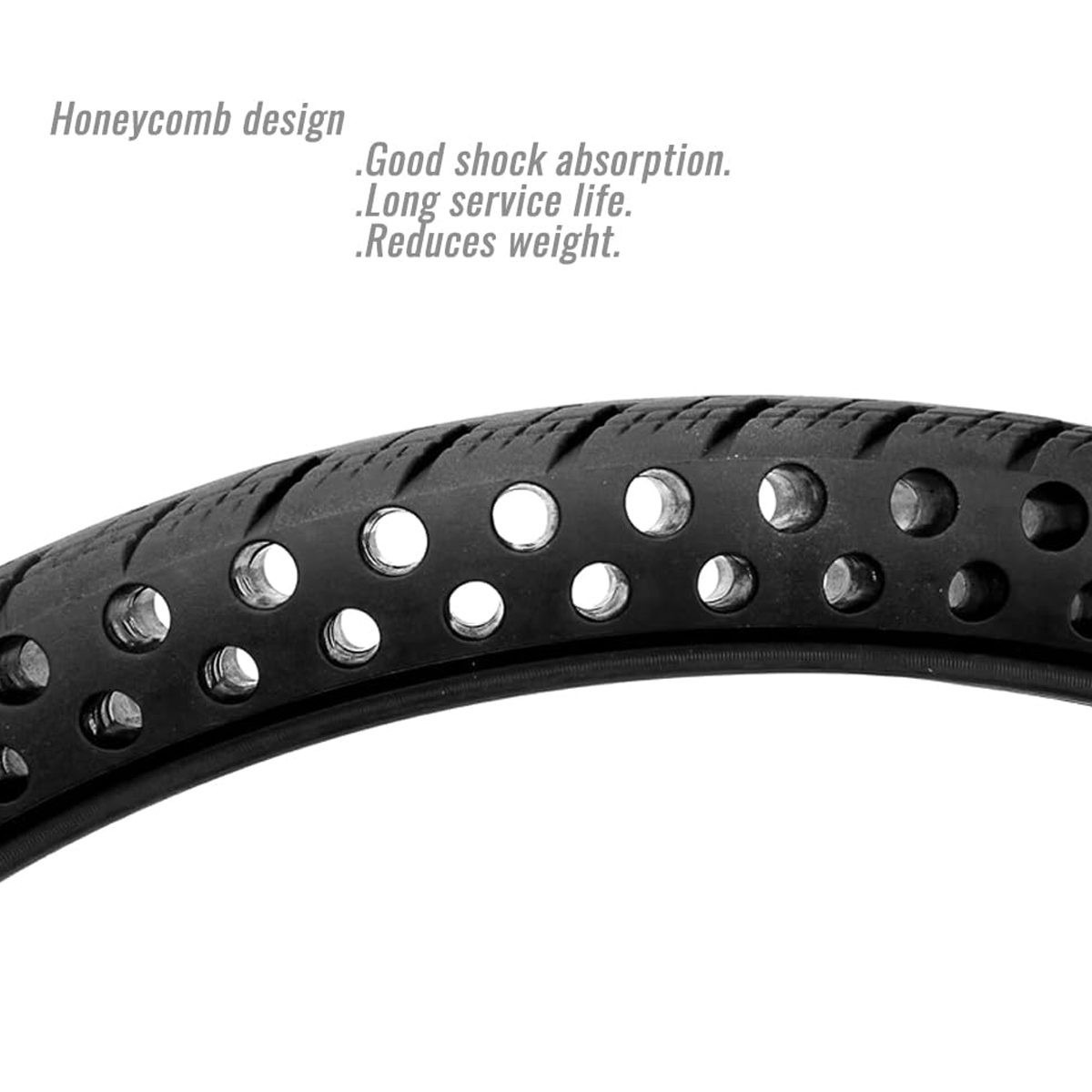 Bicycle honeycomb solid tire
