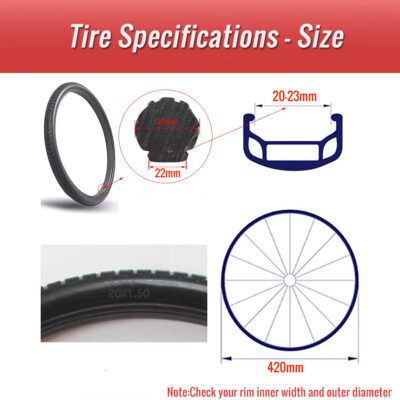 20 inch tire suitable rim