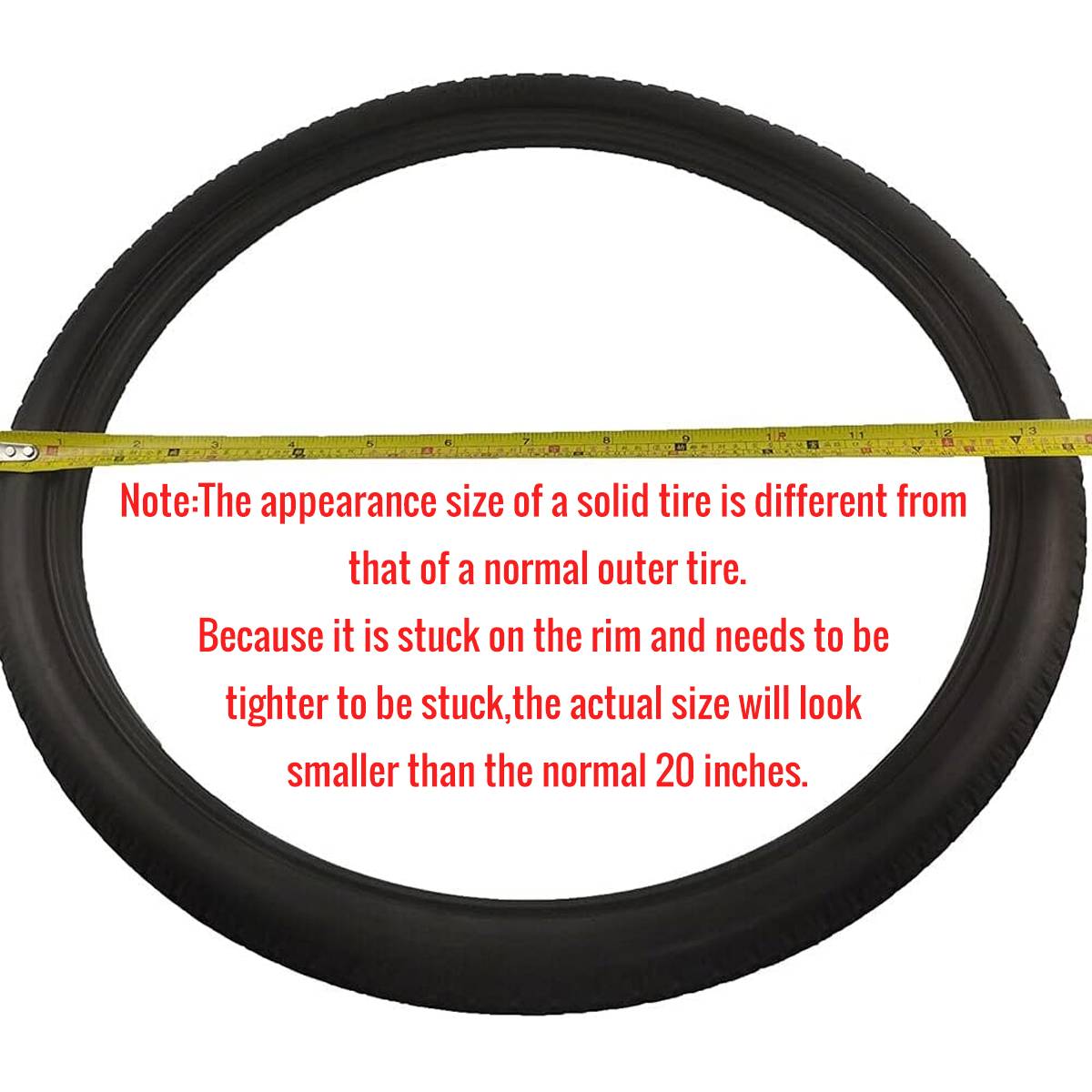 20x1.5 bicycle solid tire