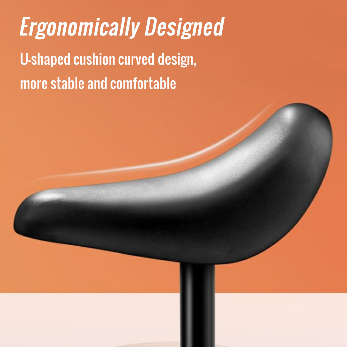 CATAZER children's saddle showing U shape ergonomic design