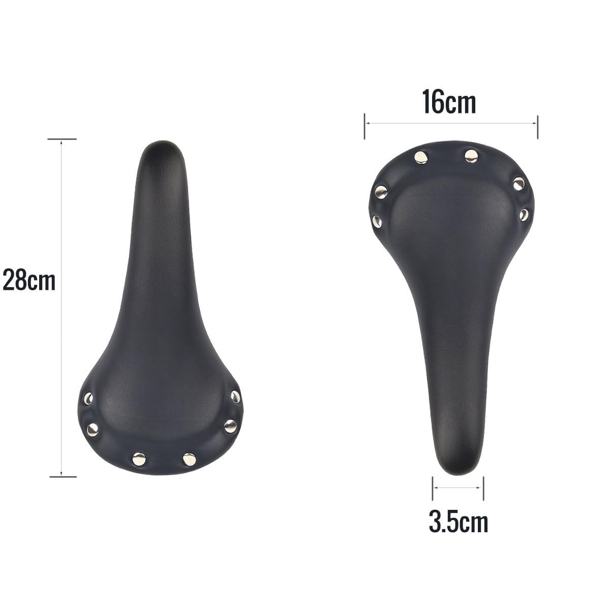 black bike saddle