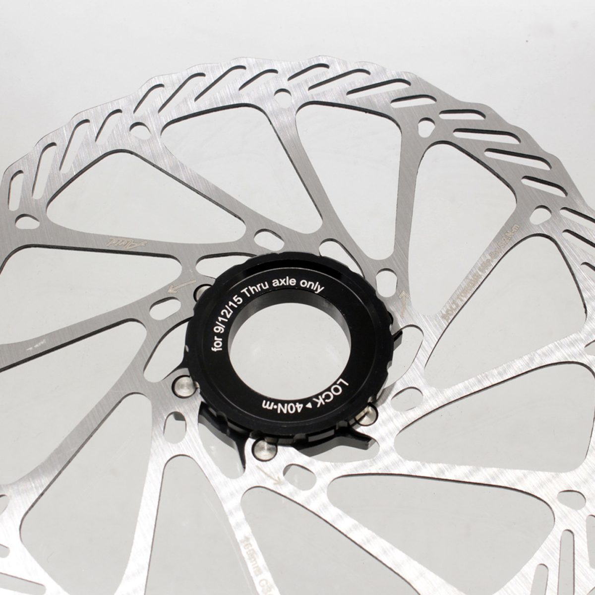 CT6A-Black.PT02 Centerlock to 6-bolt adapter Universal bike hub adapter for converting centerlock wheels