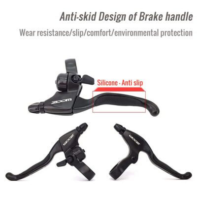 Anti slip bicycle brake lever