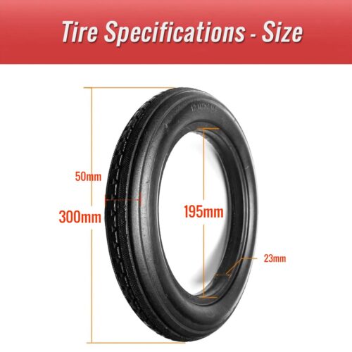12 inch bike tire size