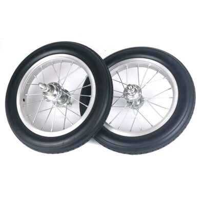 12 inch solid tyre install