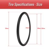 24 inch bike solid tire size