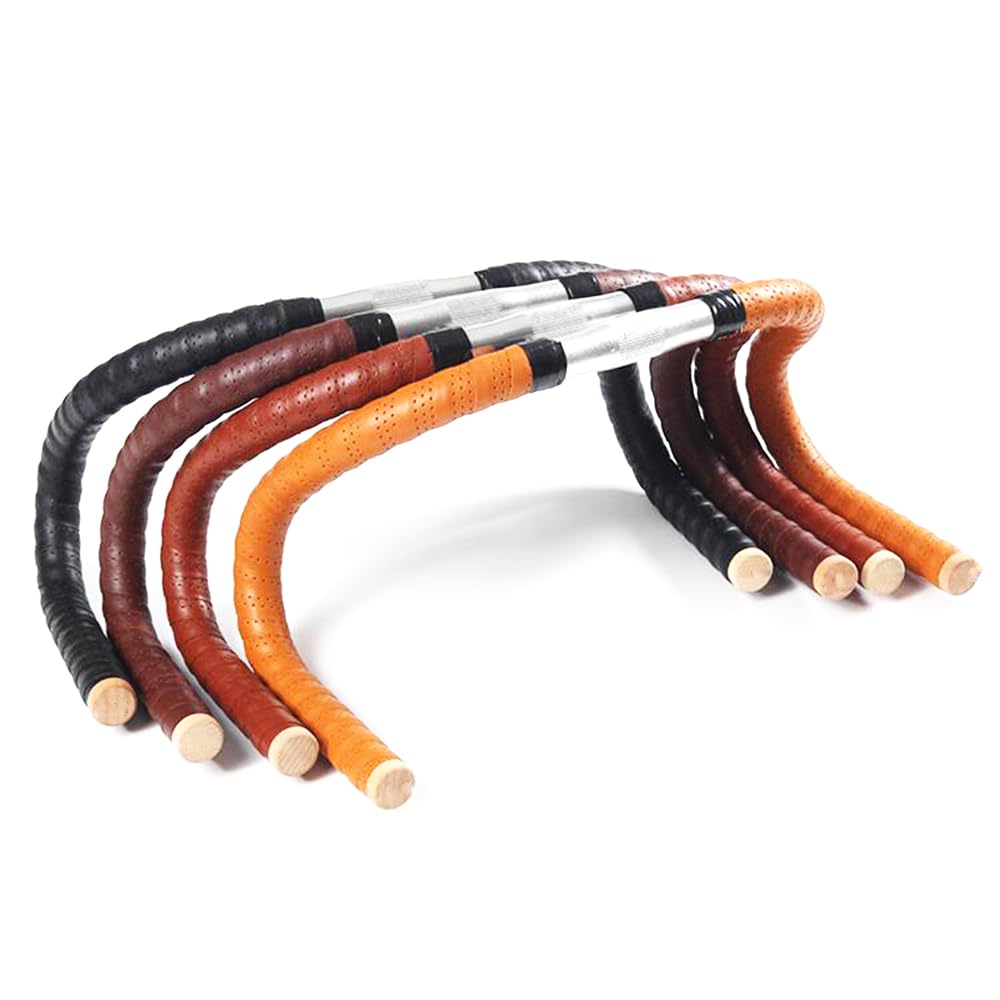 CATAZER bike leather handlebar tape soft Napa microfiber leather texture