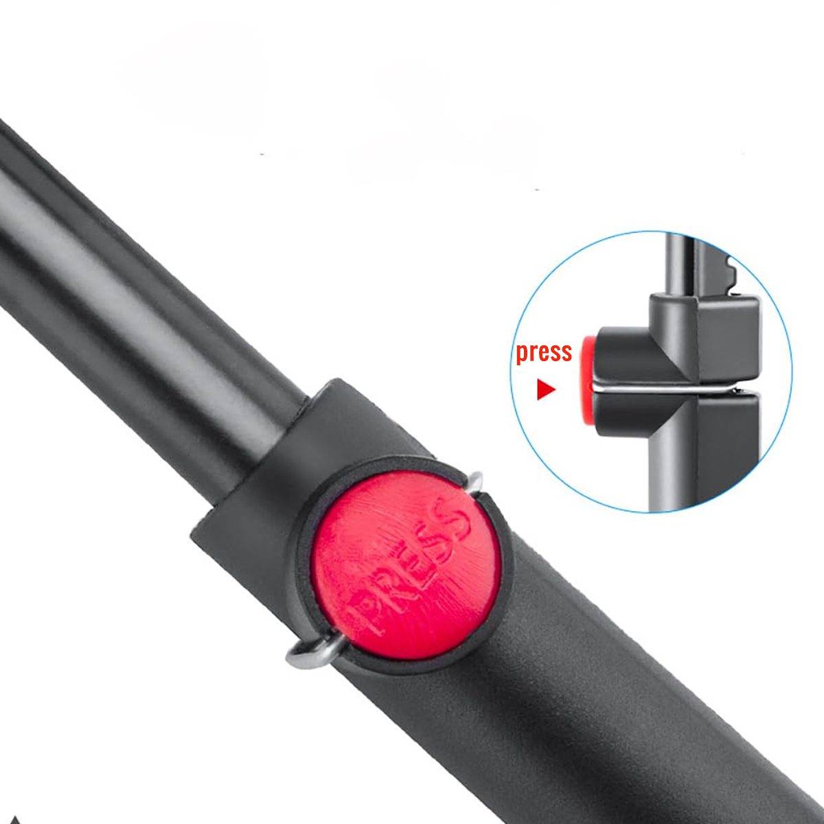 CATAZER aluminum alloy kickstand red button adjustment mechanism