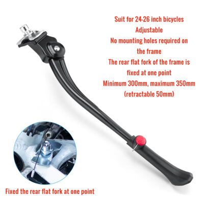 CATAZER aluminum alloy kickstand showing non-slip feet and baked finish