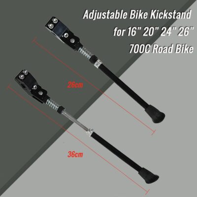 CATAZER adjustable bicycle kickstand installed on mountain bike stable size