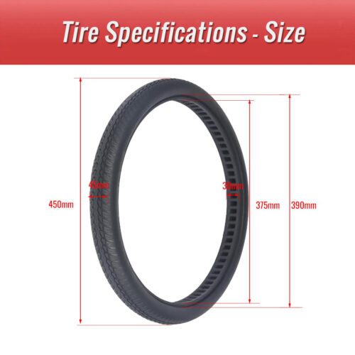 20x1.75 bike solid tire size