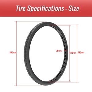26x1.5 rubber bicycle solid tire