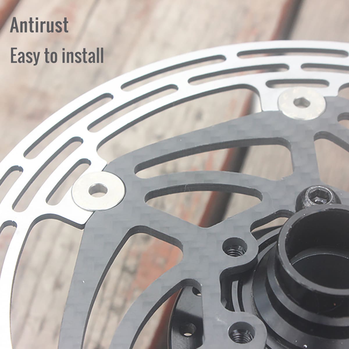 floating bicycle disc brake rotor