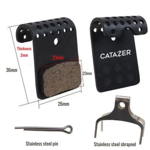 disc brake pad size