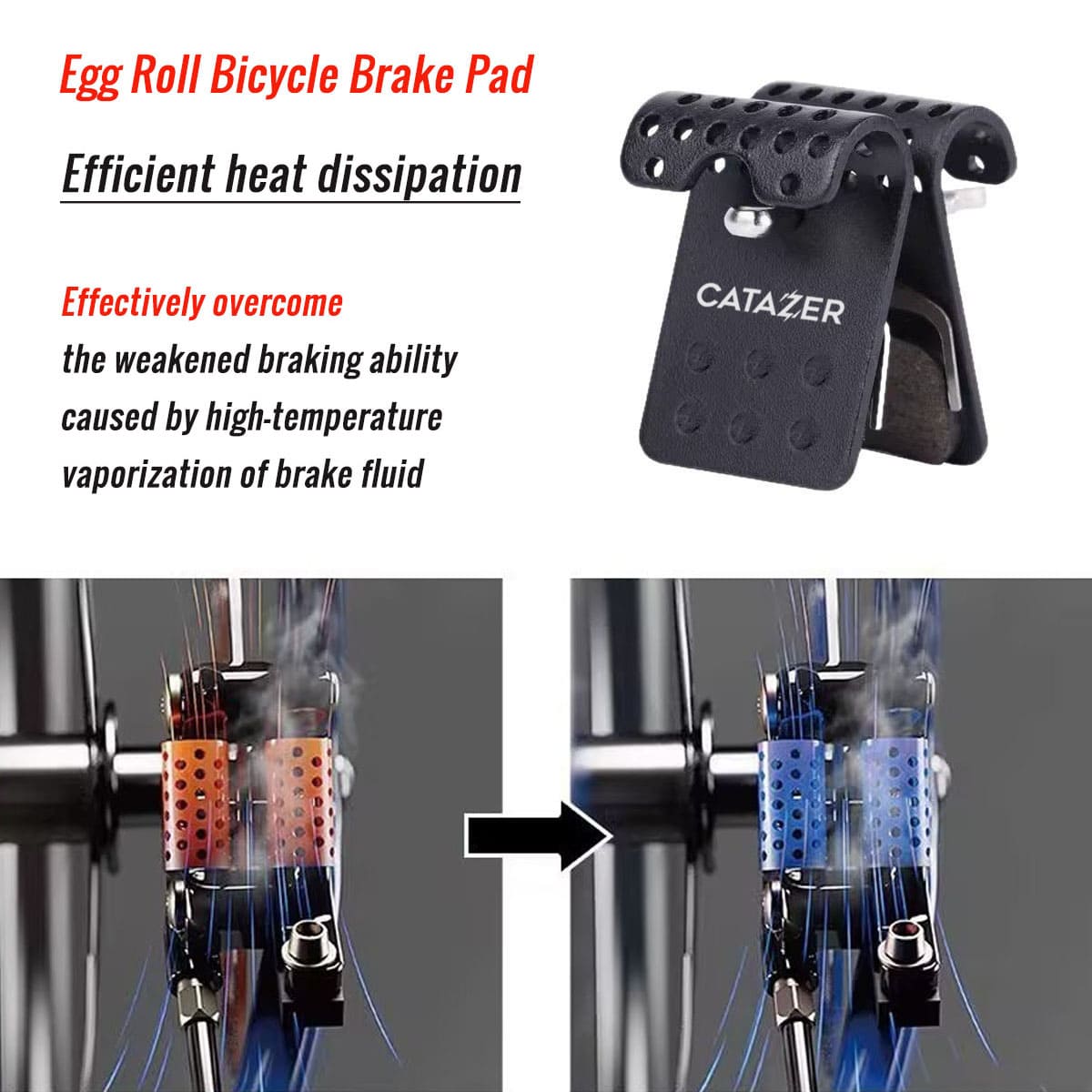 high performance bicycle brake pads