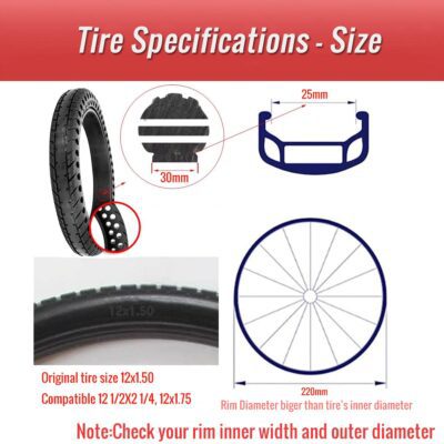 C SHI TYRE830.PT02 tubeless bike tire 12inch bicycle solid tire