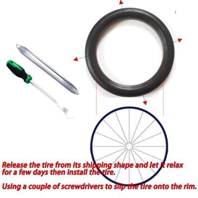 C SHI TYRE830.PT05 12 inch tire install bicycle tire installation