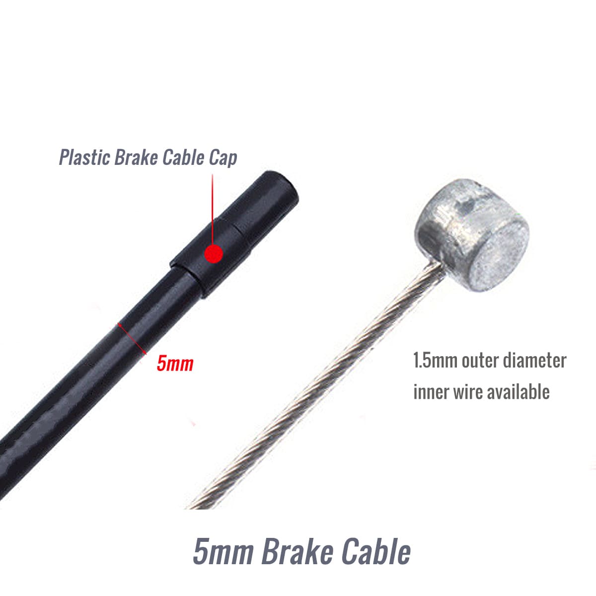 5mm brake cable for cycling