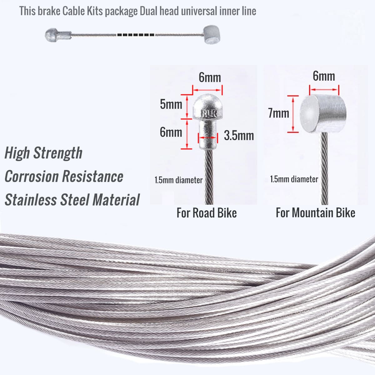 stainless steel brake inner wire