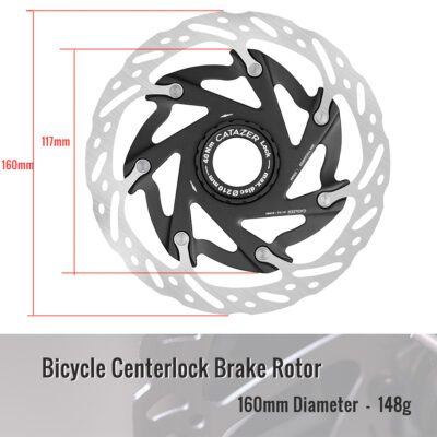 160mm center lock brake rotor