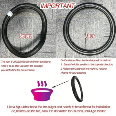 solid tire install tip
