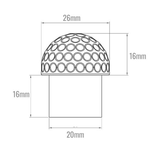 bike handlebar ends size