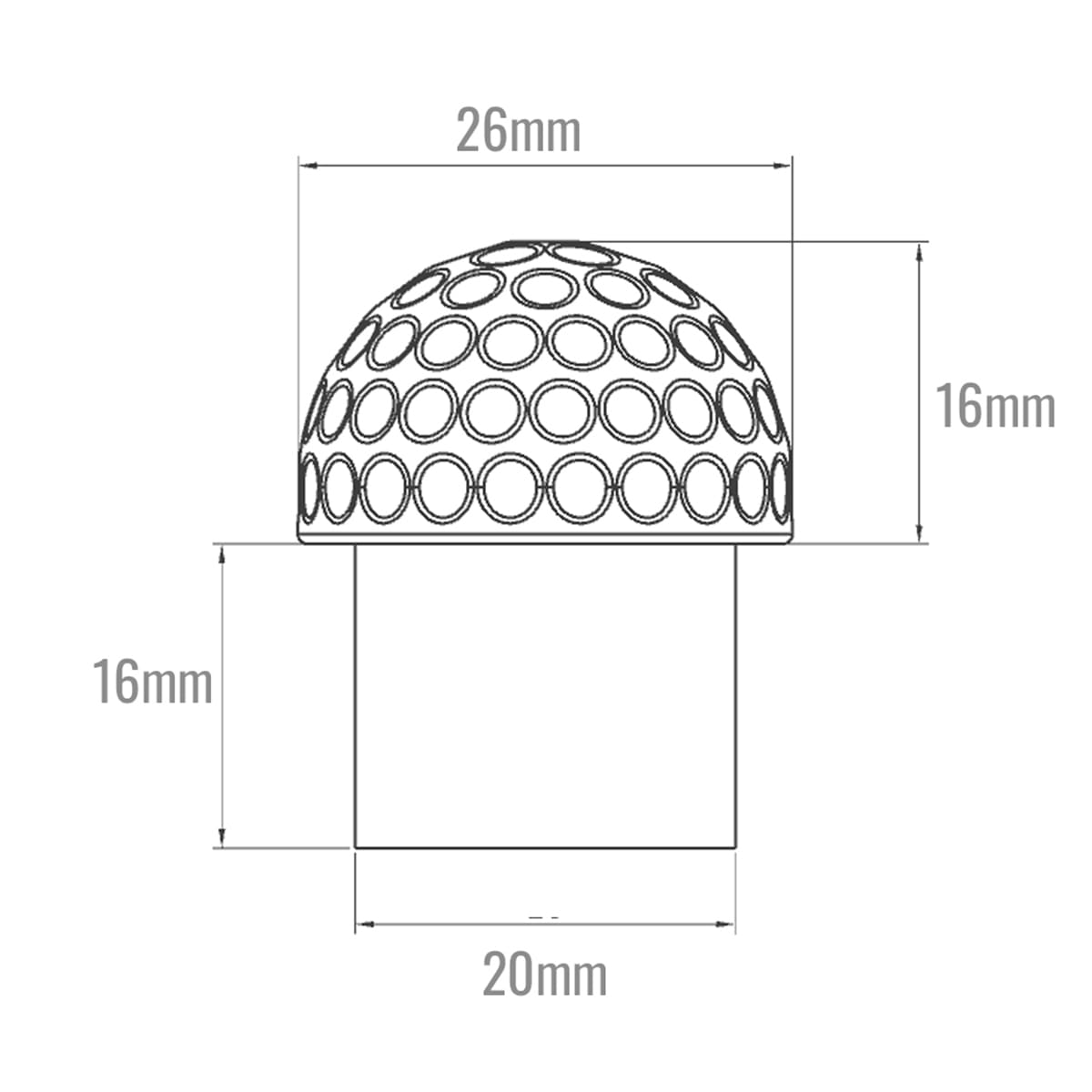 bike handlebar ends size