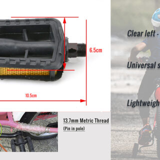 13.7mm bike pedals children