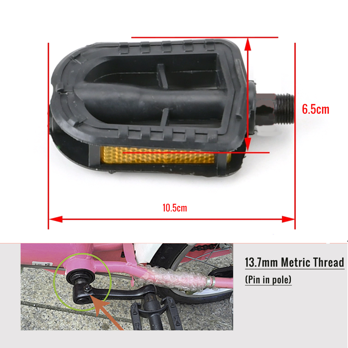 children’s bike pedals resin