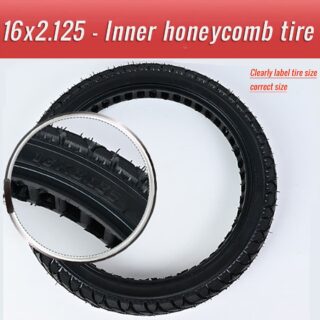 16x2.125 solid tire premium rubber tire