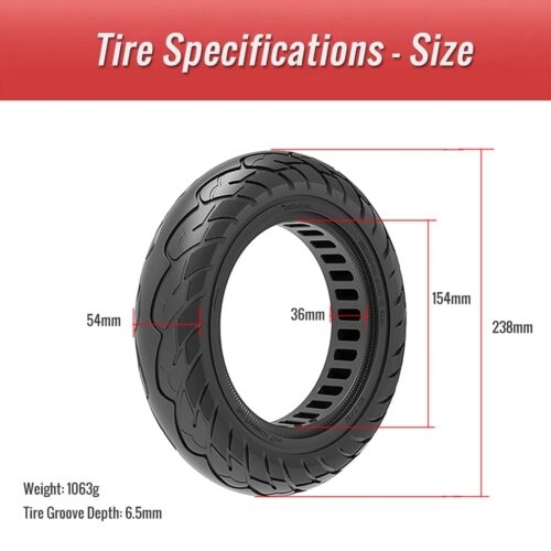 10x2.125 solid tire honeycomb design for electric scooter size