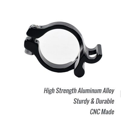 Close-Up Of Aluminum Front Derailleur Adapter Construction