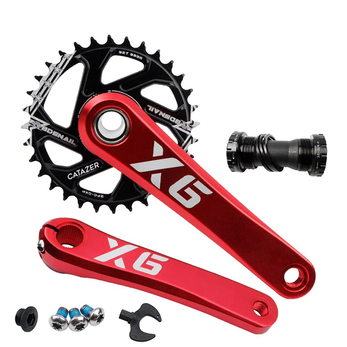 bicycle crankset close up
