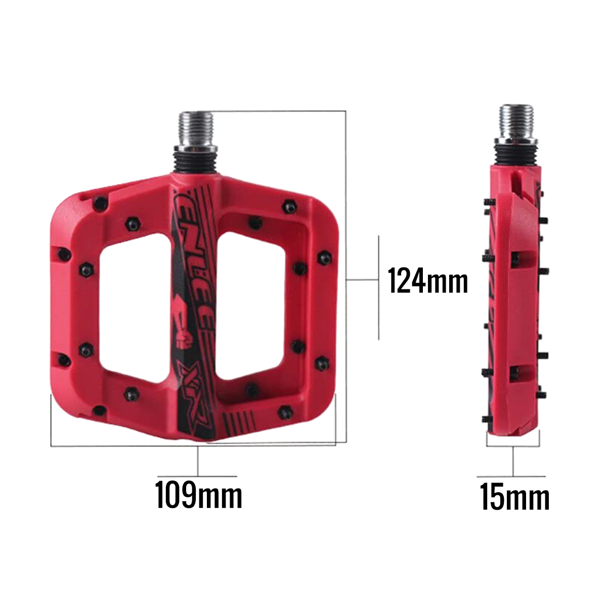DU bearing bicycle pedals