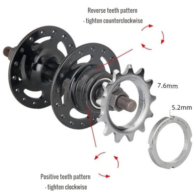 Version 1.0.0 Single Speed Urban Bike With Freewheel Sprocket