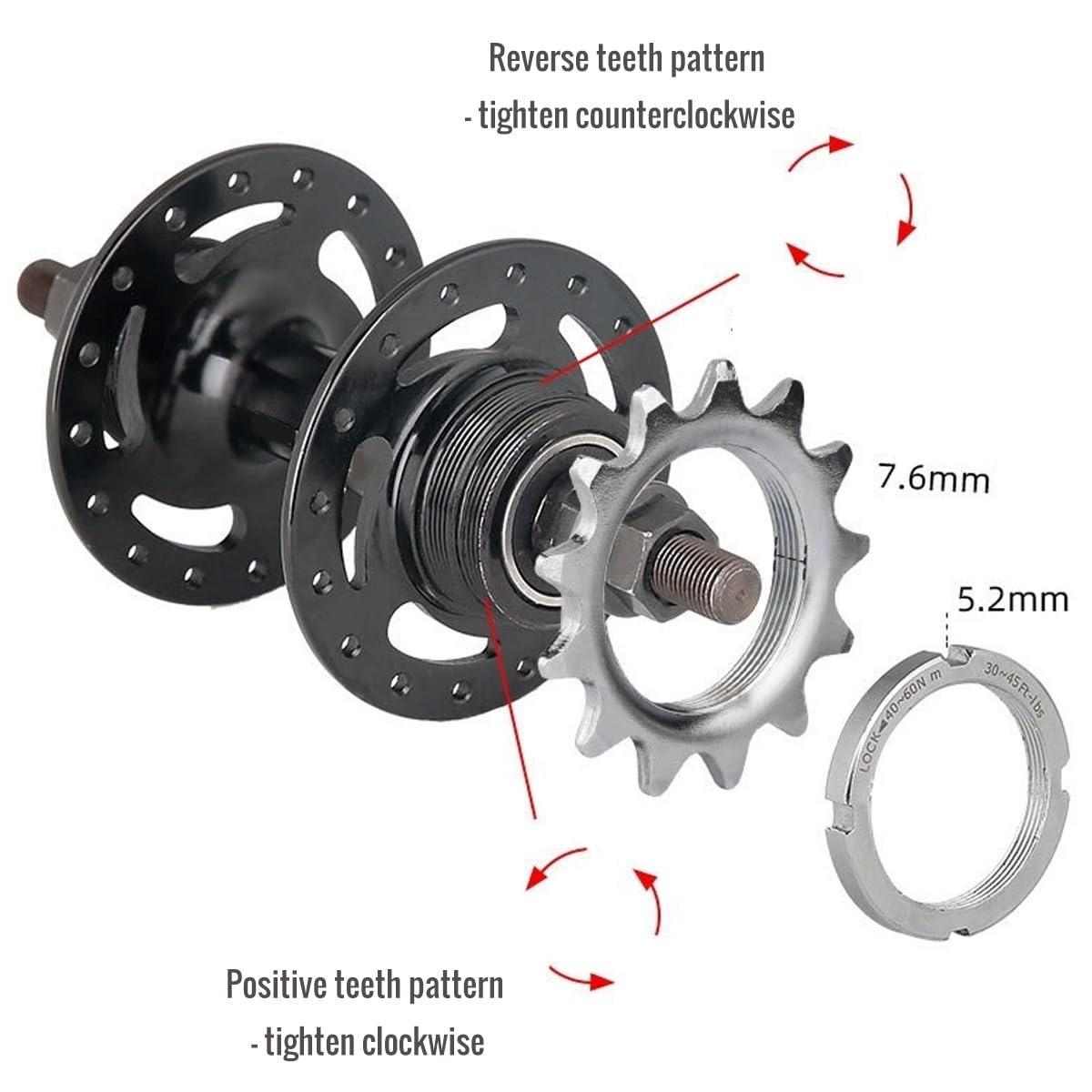 Version 1.0.0 Single Speed Urban Bike With Freewheel Sprocket