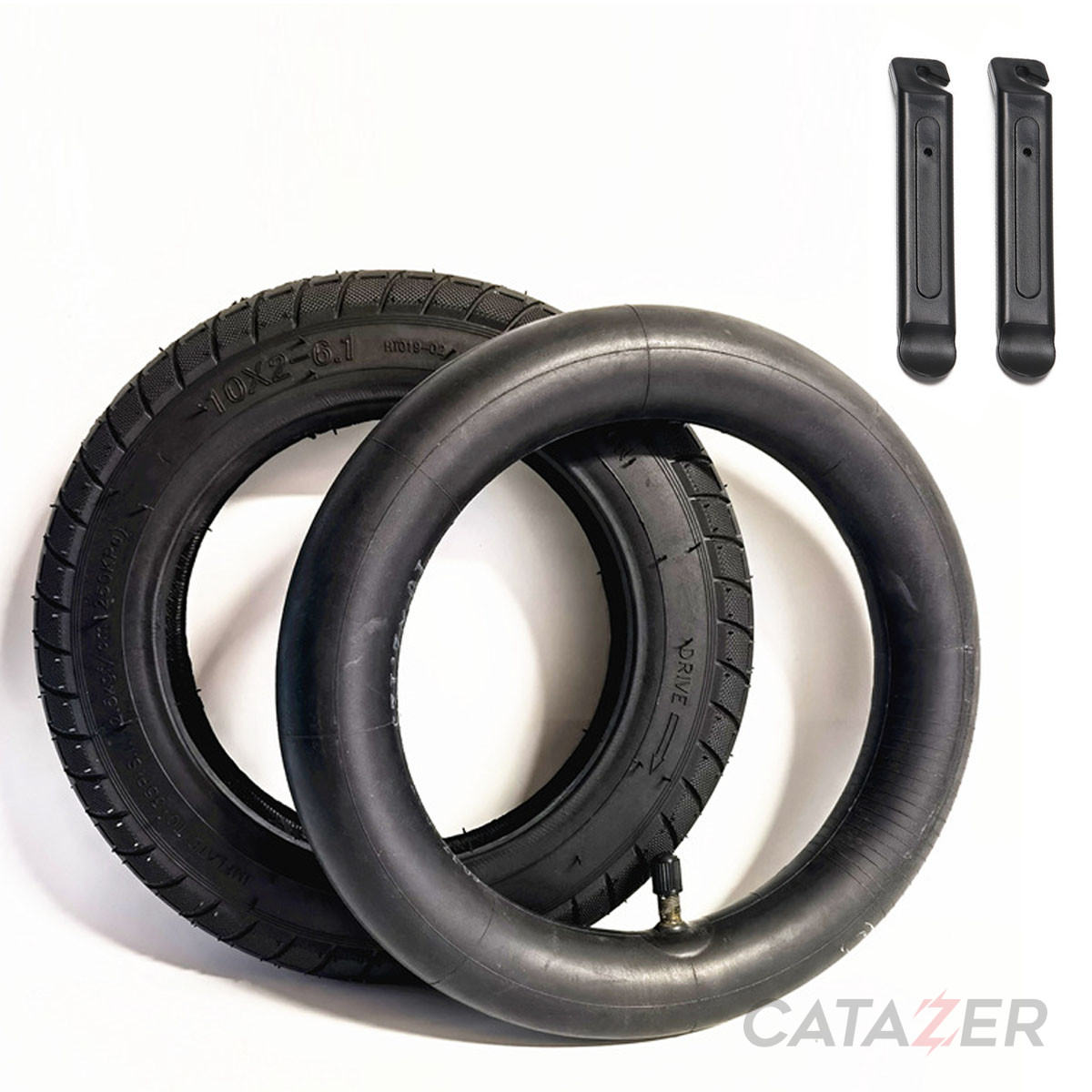 CATAZER 10 inch bike outer and inner tire for balance bike electric scooter
