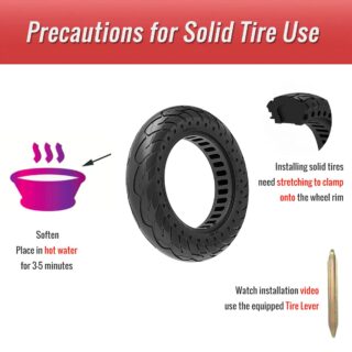 CATAZER 10x2.125 Honeycomb Solid Tire 10 Inch Tire Install CATAZER 10x2.125 honeycomb solid tire 10 inch tire install