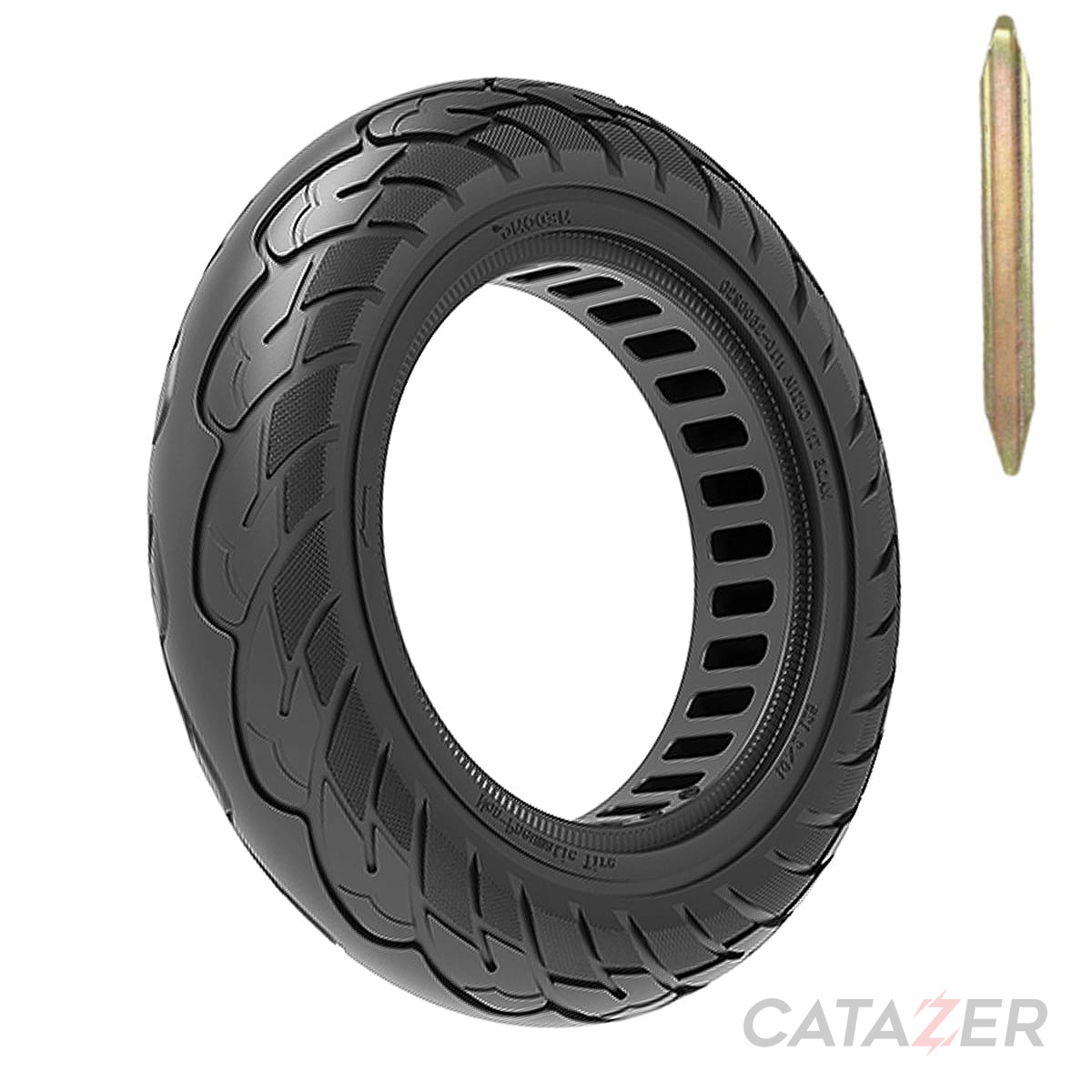 CATAZER 10x2.125 solid tire honeycomb design for electric scooter high elasticity