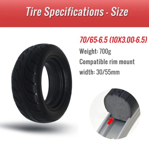 CATAZER 10x3.0 bicycle solid tire