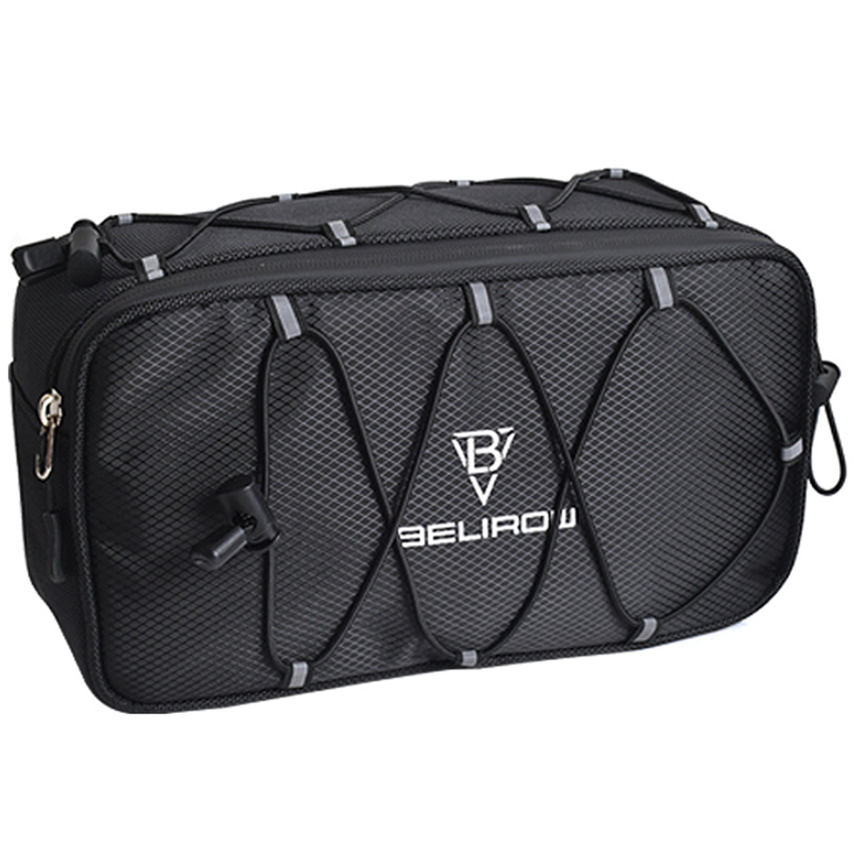 CATAZER 2.1L 4.3L bike handlebar bag black reflective design for MTB road bicycle