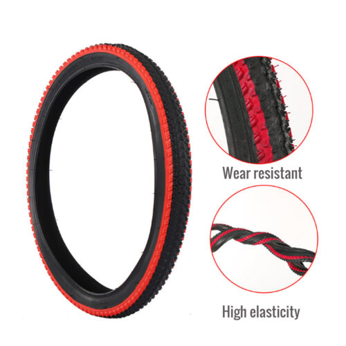CATAZER 20 inch tire with red edge – perfect for children's bikes and BMX