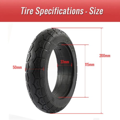 CATAZER 200x50mm 8 inch solid tire size