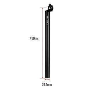 CATAZER 25.4mm x 450mm aluminum alloy bike seatpost lightweight for MTB road bike