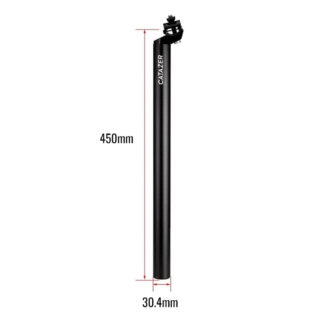 CATAZER 30.4mm x 450mm aluminum alloy bike seatpost lightweight for MTB road bike